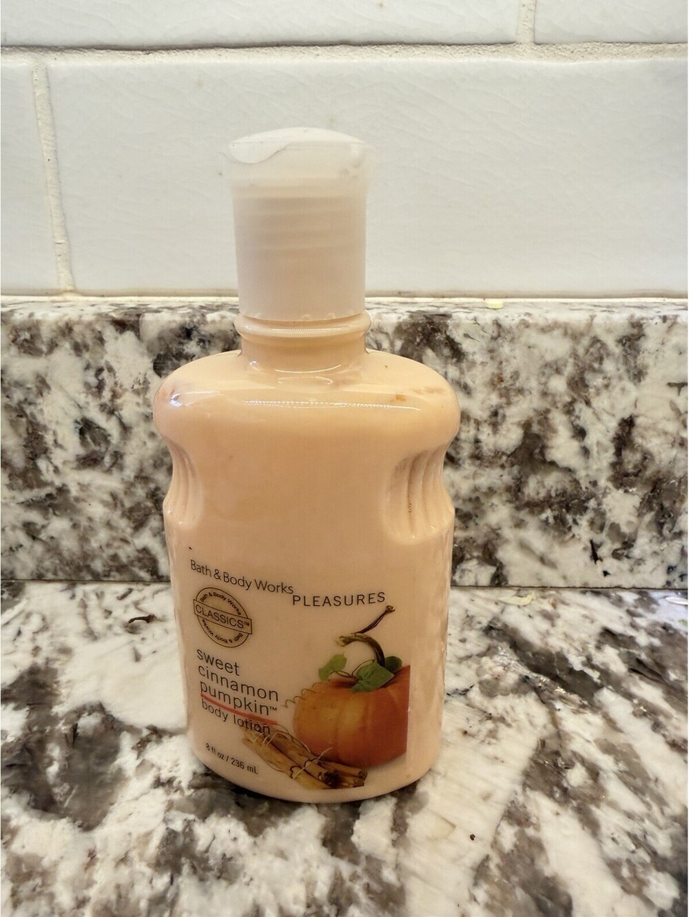 Bath And Body Works Sweet Cinnamon Pumpkin Body Lotion Rare Discontinued Bottle